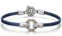 Pulsera Baraka Hombre in Acero Diamante 0.17 Ct BR361181RODB200017 - BR361181RODB200017